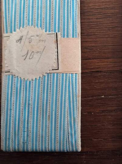 Ribbon bar ribbon, 5 mm width, for colonial medal. Price per 10 meters 