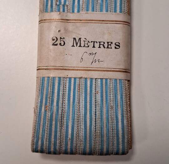 Ribbon bar ribbon, 6 mm width, for colonial medal. Price per 25 meters 