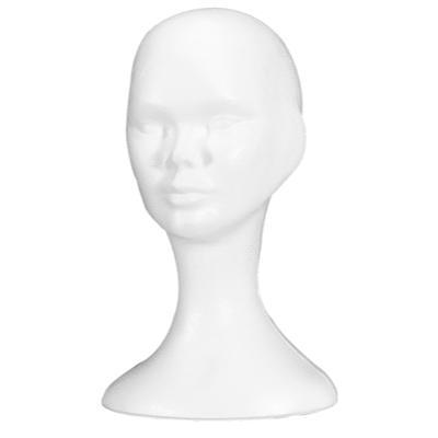 Polystyrene head for headdress